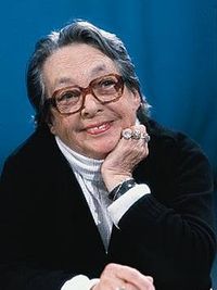 Marguerite Duras âgée