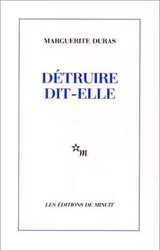 Couverture du livre Détruire, dit-elle